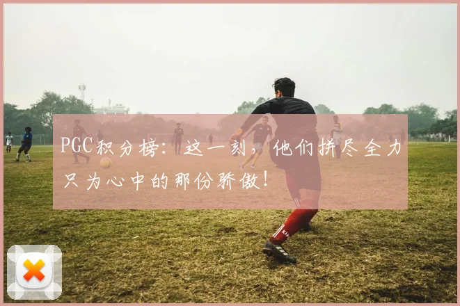 PGC积分榜:这一刻,他们拼尽全力只为心中的那份骄傲!