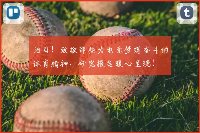 泪目!致敬那些为电竞梦想奋斗的体育精神,研究报告暖心呈现!